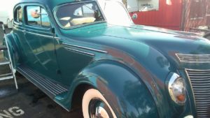 old, car, restoration, detail, wax